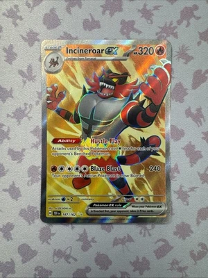 Incineroar ex - Ultra Rare SV05: Temporal Forces 187/162 NM - Image 1 of 2