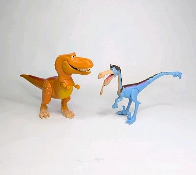 Disney Pixar Tomy El Buen Dinosaurio Set Ramsey T-Rex 8" y Bubbha 6" Figura Juguete Foto 1 de 4