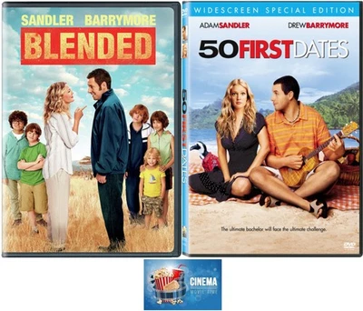 Adam Sandler Drew Barrymore Comedy Double Feature BLENDED & 50 FIRST DATES 2 DVD - Image 1 of 4