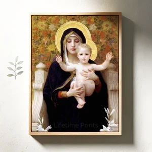 Die Jungfrau der Lilien, William-Adolphe Bouguereau, 1899 Giclée-Leinwanddruck - Bild 1 von 6