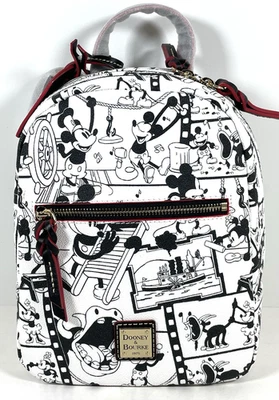 Dooney & Bourke Backpack Mickey Mouse in Steamboat Willie Backpack Exact Bag New - Image 1 of 4