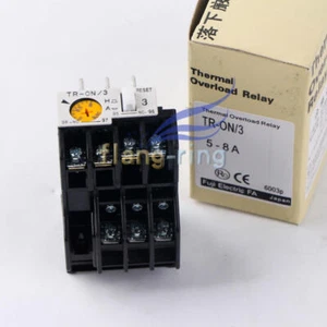 NEW IN BOX FUJI TR-ON/3 TR-0N/3 5-8A Thermal Overload Relay - Picture 1 of 1