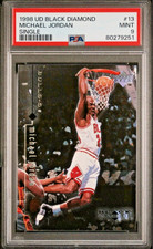 1998 Upper Deck Black Diamonds Michael Jordan #13 Single PSA 9 MINT