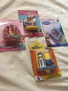 Disney Frozen - Mermaid -Minnie -MinnioBirthday Candle 4Pc, New Sealed, Wilton - Picture 1 of 6