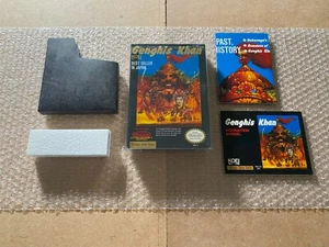 Dschingis Khan (NES, 1990) - BOX / MANUAL / POSTER / MAP / FOAM ONLY / NO GAME - Bild 1 von 20