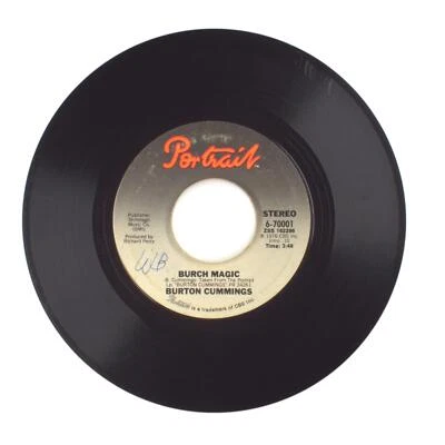 Burton Cummings - Burch Magic; Stand Tall - Vinyl Record 45 RPM 7" - Image 1 of 2
