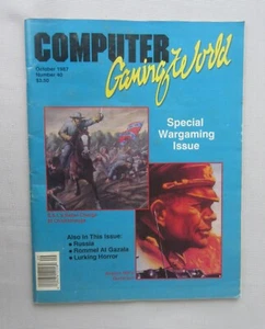 COMPUTER GAMING WORLD MAGAZINE Special Wargaming Issue, October 1987, No. 40 - Picture 1 of 7