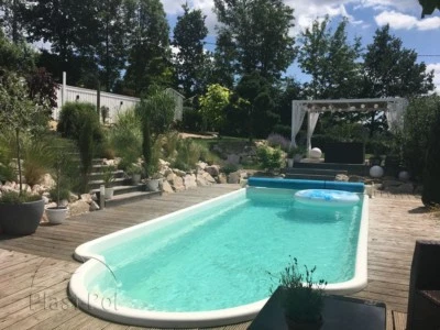 GFK Schwimmbecken Pool 6,00x3,00x1,50 SET Pool,Einbaubecken, SET, komplett TÜV - Bild 1 von 4