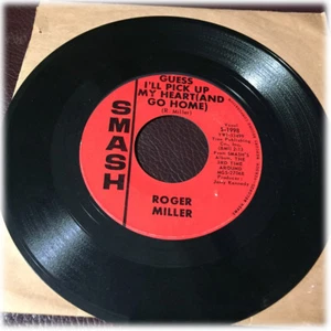ROGER MILLER Guess I'll Pick Up My Heart/ Kansas City 7" 45 RPM SMASH S-1998 USA - Picture 1 of 1