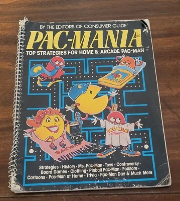 Pac-Mania de Consumer Guide 1982, ¡MUY RARO! Foto 1 de 2