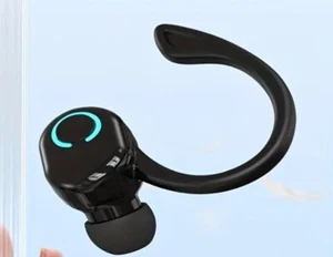 Wireless Hanging Earbud Noise Reduction Sports Ultra Long Battery Life Single - Picture 1 of 8