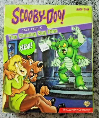 Scooby-Doo Glowing Bug Man, CD-ROM, Windows 95/98/XP/2000, 2002, sealed big box - Image 1 of 3