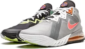 Nike Lebron XVIII Low Light Smoke Grey/Sunset Pulse/Black/White - Toon Squad, 9M - Picture 1 of 6