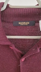 Vintage Bachrach Quality Wool Blend Medium Men's Button Sweater - Made in Italy! - Picture 1 of 10