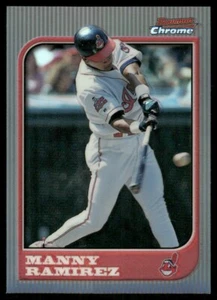 G670 MANNY RAMIREZ 1997 BOWMAN CHROME REFRACTOR #29 INDIANS RARE SP - Picture 1 of 2