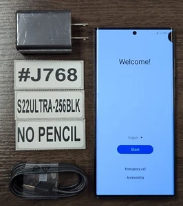 Samsung Galaxy S22 Ultra 5G 256GB Nero - Sbloccato - Foto 1 di 5