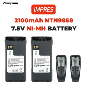 2 Stück NTN9858C NTN9858 2100mAh Impres Ni-MH Akku für Motorola XTS2500 XTS1500 - Bild 1 von 12