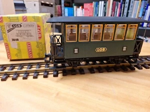 LGB 3040 Carrozza Passeggeri a 2 assi 3° classe Porte Apribili Scala G - Foto 1 di 9