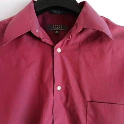 Mens Crazy Horse Casual Shirt - Long Sleeve - Size L, 16 1/2, 34-35 - Image 1 of 4