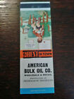 Vintage Matchcover: American Bulk Oil Co., Chicago, IL  U