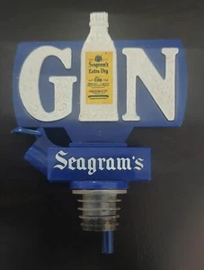 Seagrams Extra Dry Gin Bar Tap Topper, or Bottle Topper with Pouring outlet - Picture 1 of 2
