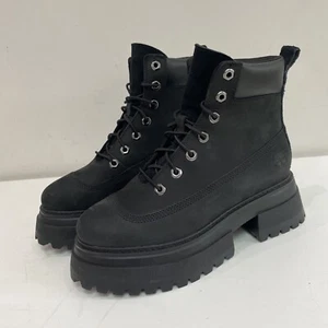 Timberland Damen Sky 6 Inch Stiefel Schwarz Größe UK 6 EU 39 Plateau UVP 155€ NEU - Bild 1 von 13