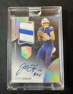 2021 Panini Eminence Football Justin Herbert Patch Auto /10 - Picture 1 of 2