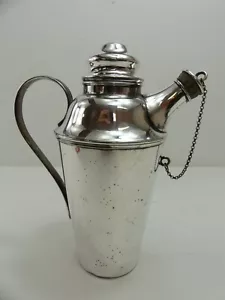 (ref288BS) Antique Walker and Hall Silver Plated Cocktail Shaker - Picture 1 of 8