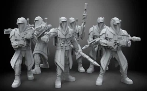 Miniaturas de la Legión de Star Wars - Guardias solares de Thyrsus - Escuadrón mercenario de la Guardia solar - Imagen 1 de 3