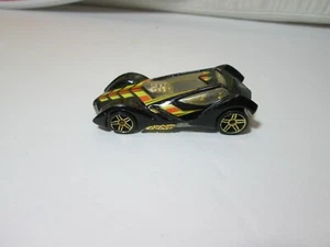 2002 Hot Wheels, Sinistra, schwarz mit goldenem Interieur, lose, Maßstab 1:64 - Bild 1 von 6