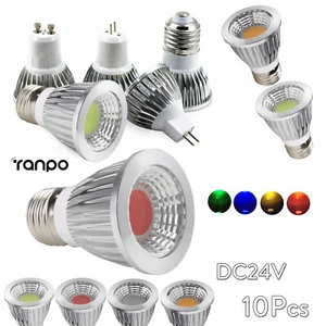 DC24V 6W 9W 12W COB LED Spotlight Bulbs Energy Saving Gu10 Gu5.3 Spot Light Cob - Picture 1 of 18