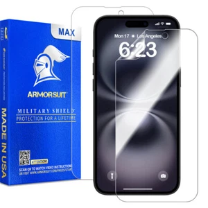 ArmorSuit MilitaryShield [2 Pack]Apple iPhone 16 Plus Screen Protector - Picture 1 of 11