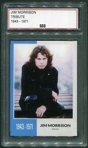 Custom Jim Morrison 1943-1971 Tribute Trading Card