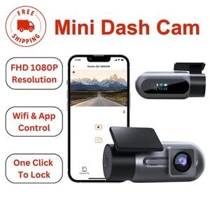 Dash Camera Front FHD 1080P Dash Cam For Cars Night Vision WiFi, G-Sensor, APP - Picture 1 of 9