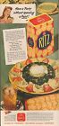 Ad Ritz Crackers - Good Housekeeping Magazine - September 1943