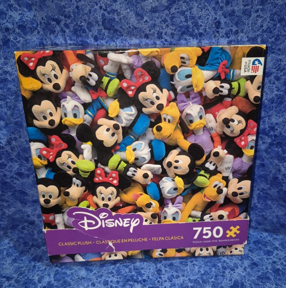 迪士尼经典毛绒,米奇,米妮,唐纳德 750 片拼图 — 第 1/1 张图片