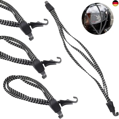 MARKE TIKPLUS 4 Stück Gepäckspanner, 3 In 1 Spanngurt Fahrrad, Elastische Expander mit Haken,