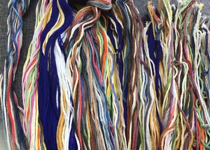 Over 150 Coloured Embroidery Threads For Cross Stitch Braiding Craft Sewing C54h - Picture 1 of 4