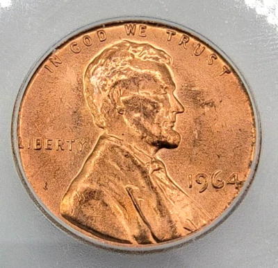 1964 P Lincoln Memorial Cent MS 67 RD - ICG - Gem BU+ Penny - Free Shipping! - Image 1 of 4