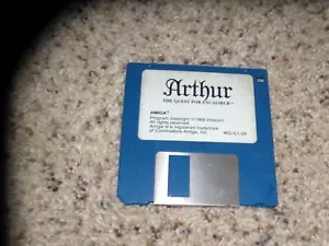Arthur The Quest for Excalibur Commodore Amiga Game on 3.5" disk - Picture 1 of 1