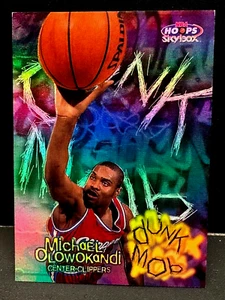 Michael Olowokandi 1999-00 Skybox NBA Hoops Dunk Mob Insert SP #5DM Clippers - Picture 1 of 2