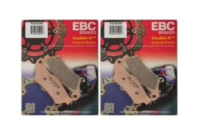 Pastillas de freno delanteras sinterizadas EBC para TRIUMPH TIGER 800 (2018 a 2020) VIN 855532 encendido Foto 1 de 4