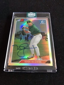 Mark McGwire 1/1 Auto 2024 Topps Archive Signatures Series 2017 Bowman #92B-MM - Picture 1 of 2