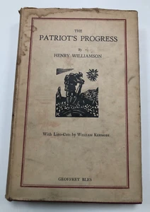 The Patriot’s Progress by Henry Williamson 1st Ed / 1st Print 1930 - Hardback - Picture 1 of 15