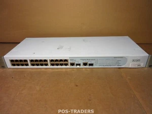 3Com 3C16475CS Baseline 2226 Plus 24-Ports 10/100Mb/s+ 2 Gigabit Combo Switch - Bild 1 von 2