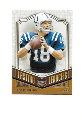2020 PANINI LEGACY Lasting Legacies PEYTON MANNING  (Colts) #LLPMA - Image 1 of 2