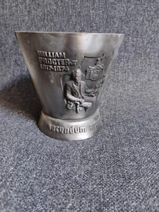 Large Vintage Brass Mortar William Proctor Jr - Picture 1 of 5
