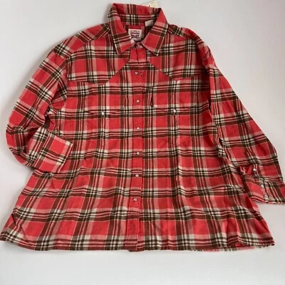 Camisa occidental Levi's Dylan relajada suelta broches a presión abotonada para mujer nueva con etiquetas Foto 1 de 2