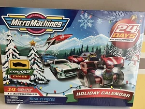 Nuevo Micro Máquinas 2021 Vacaciones Navidad Adviento Calendario 25 Piezas Set Coches Mini - Imagen 1 de 5