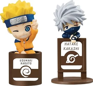 MEGAHOUSE OCHATOMO NARUTO & KAKASHI JS MINI FIGURE SET FACTORY NEW U.S. - Picture 1 of 7